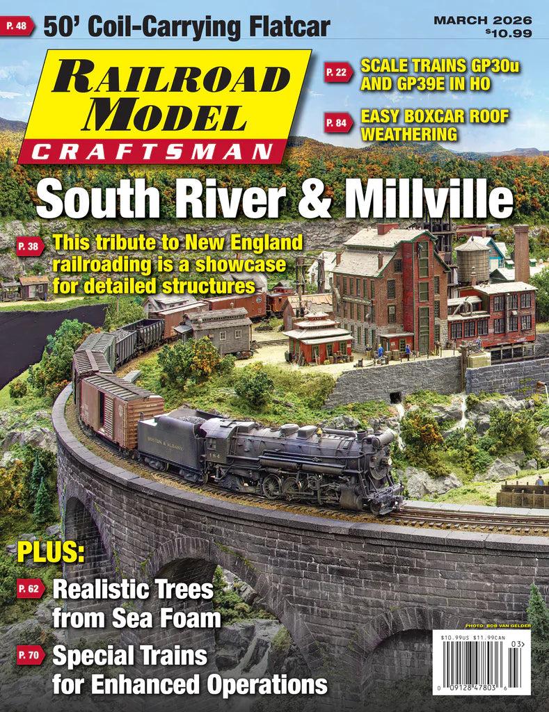 Railroad Model Craftsman Magazine March 2026