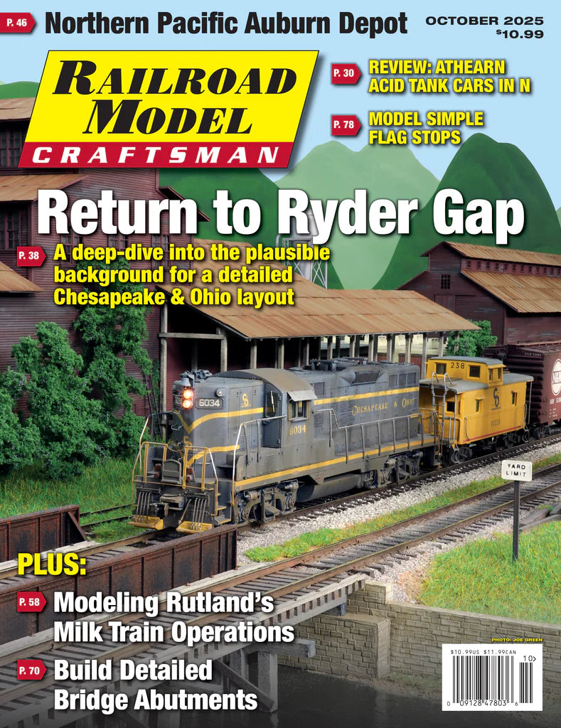 Railroad Model Craftsman Magazine October 2025