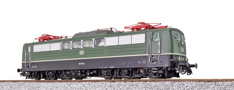 ESU 31035 HO Electric Locomotive BR 151, 151 070 DB, oxid green, Era IV, LokSound, Panto, DC/AC
