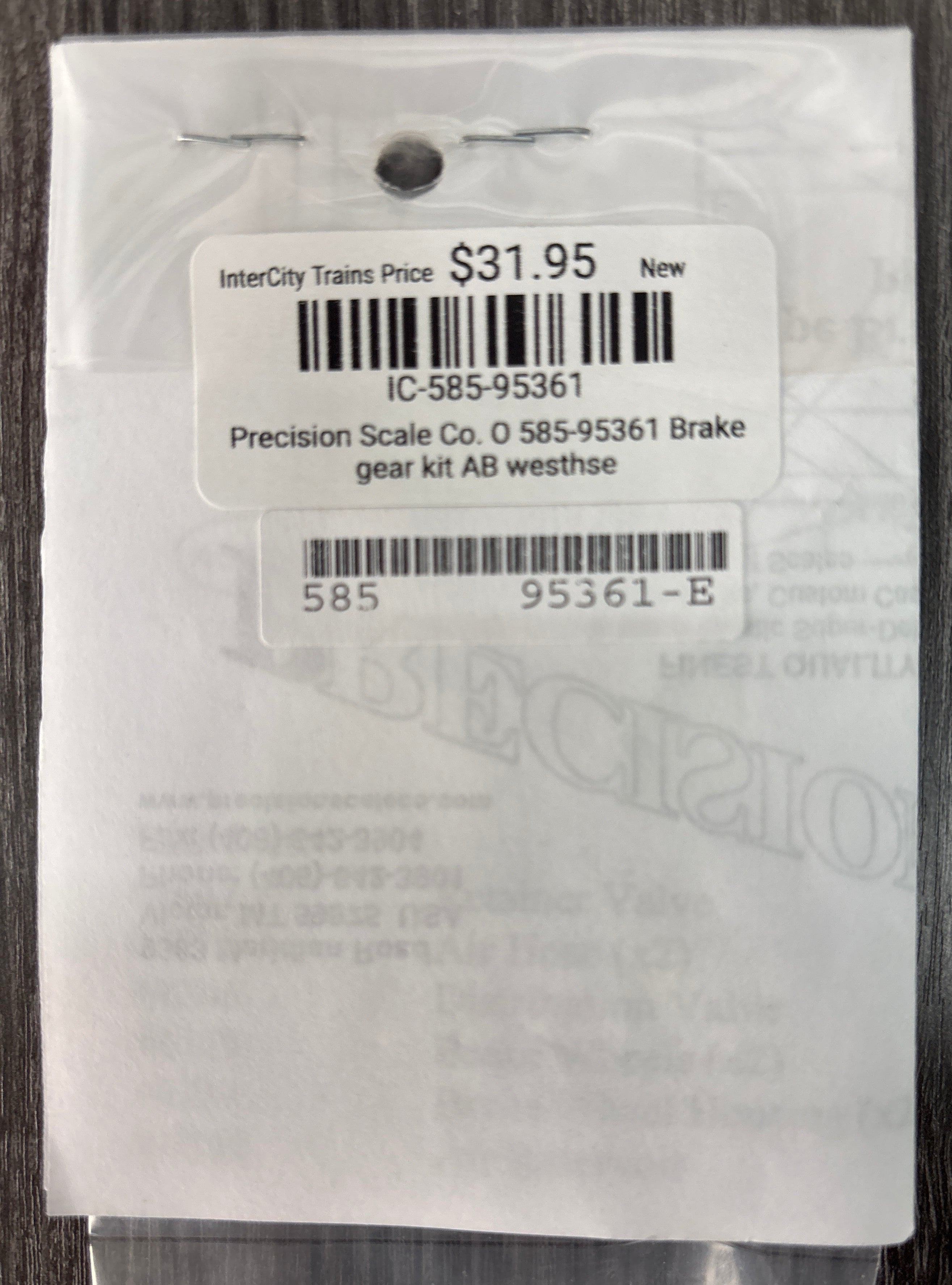 Precision Scale Co. O 585-95361 Brake gear kit AB westhse