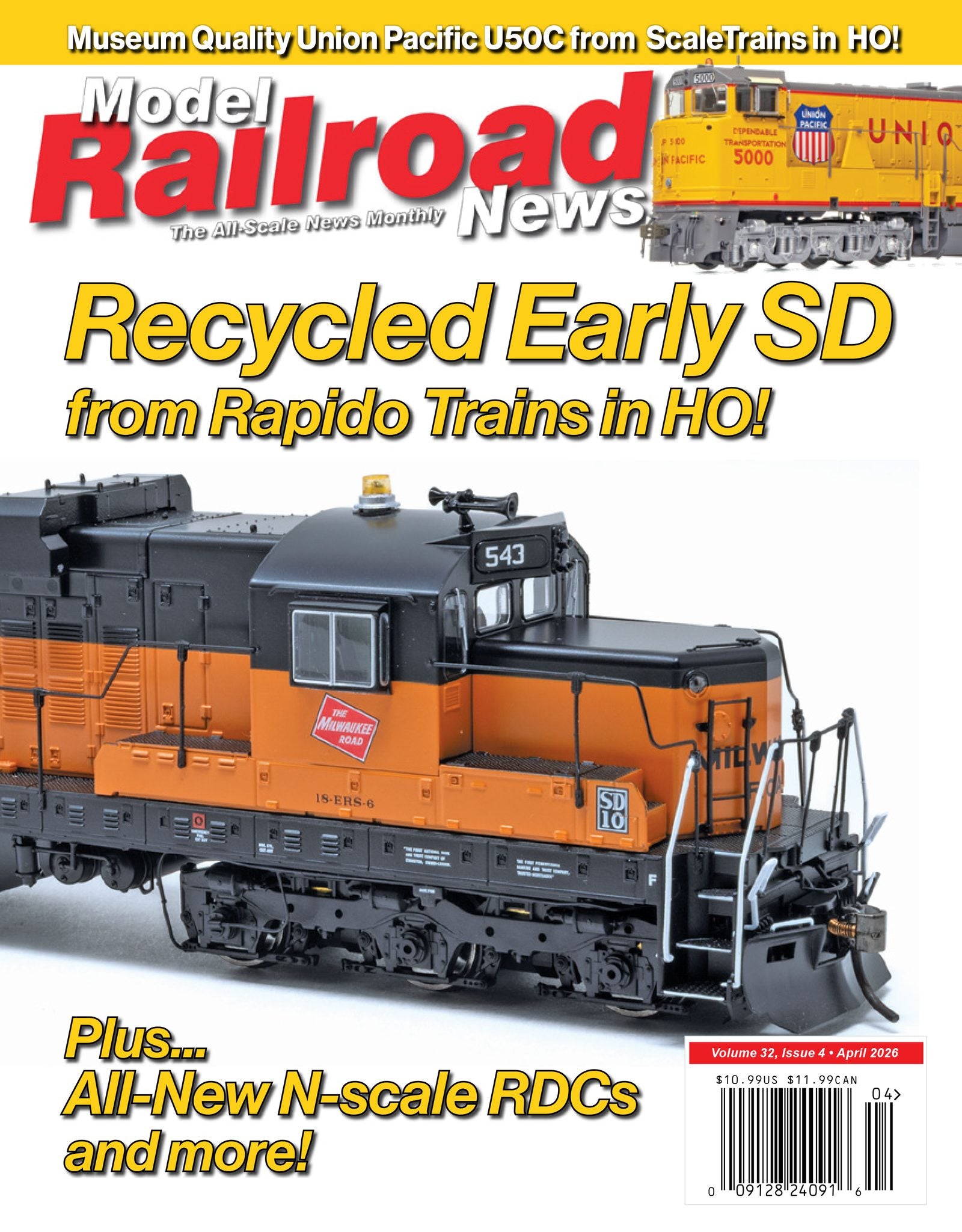 Model Railroad News Magazine April 2026