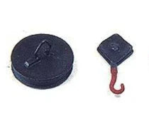 Custom Finishing HO 7283 Crane Accessories (Unpainted Brass Castings) - Scale 39" Electromagnet, Hook