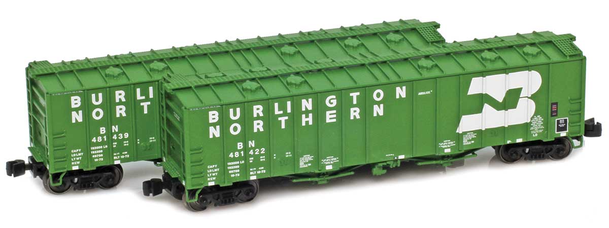 AZL 916040-1 Z Scale BN 4180 Airslide Hopper 481423, 481440 2-pack