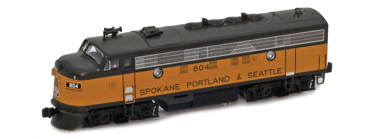 AZL Z Scale 63013-2EMD F7A SP&S Spokane, Portland & Seattle Railway #805