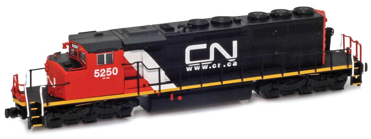 AZL Z Scale 64226-2 SD40-2W Diesel Locomotive Canadian National #5258