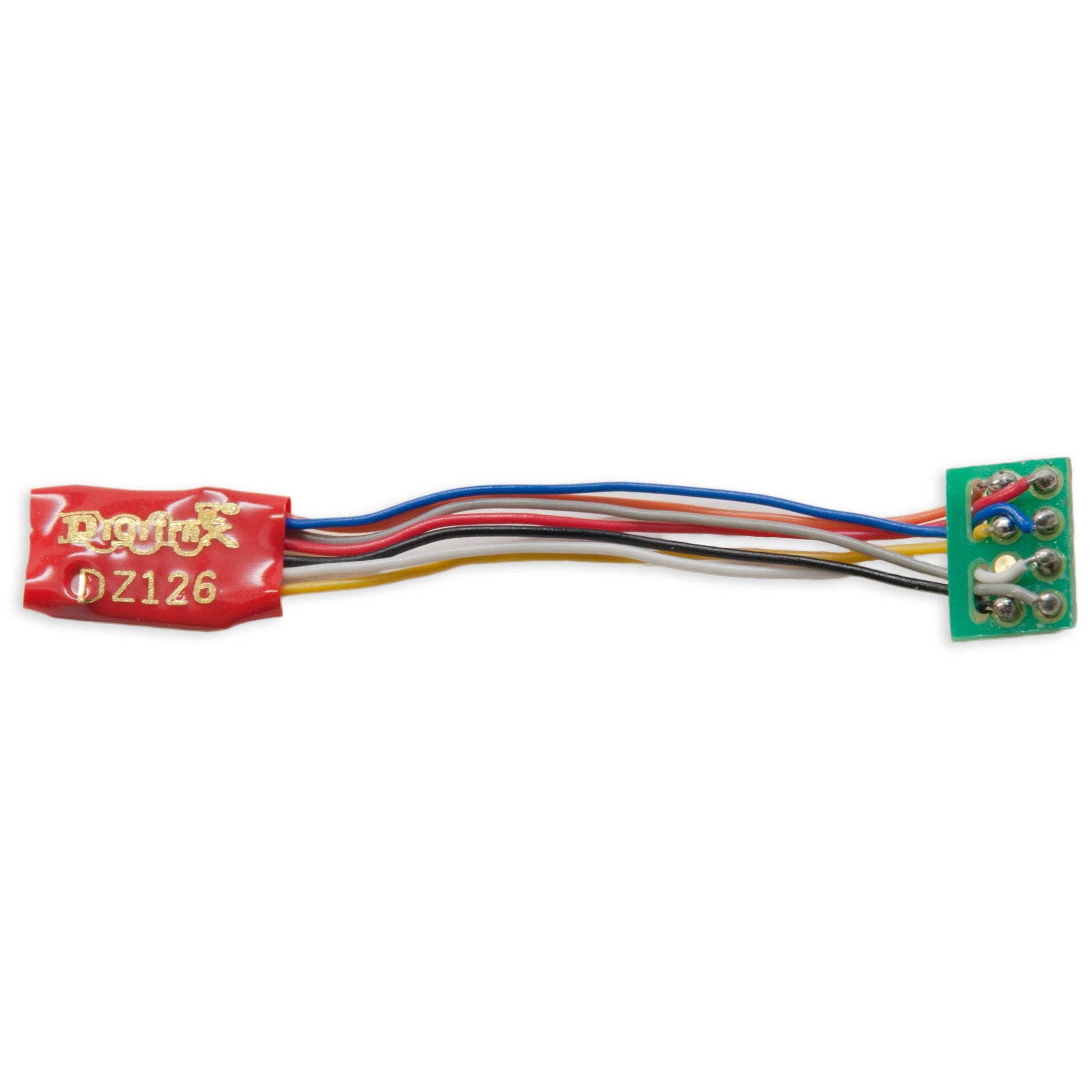 Digitrax DZ126PS Z Mobile Decoder Med Plug 1.2" Wires, Back EMF(Z, N & HO) (1 amp) (2 func)