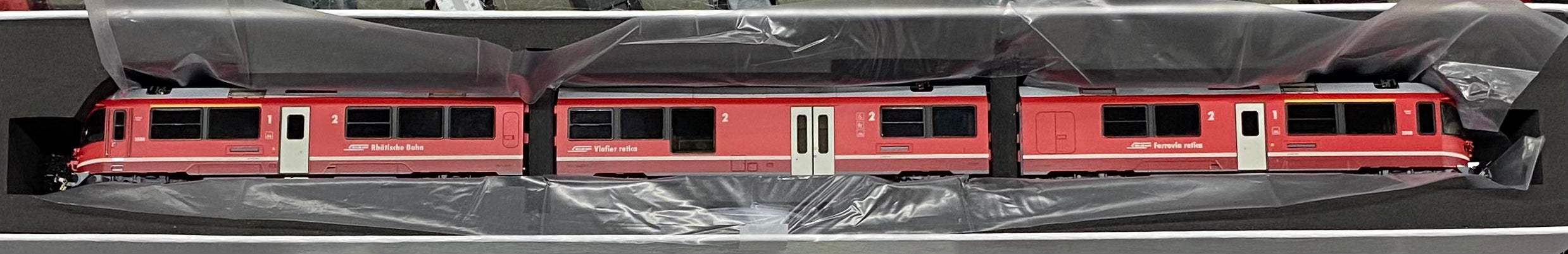 Bemo 7244108 HOm RhB E-Triebzug ABe 8/12 'Allegra' Richard Corey OVP 3508 Analog DC