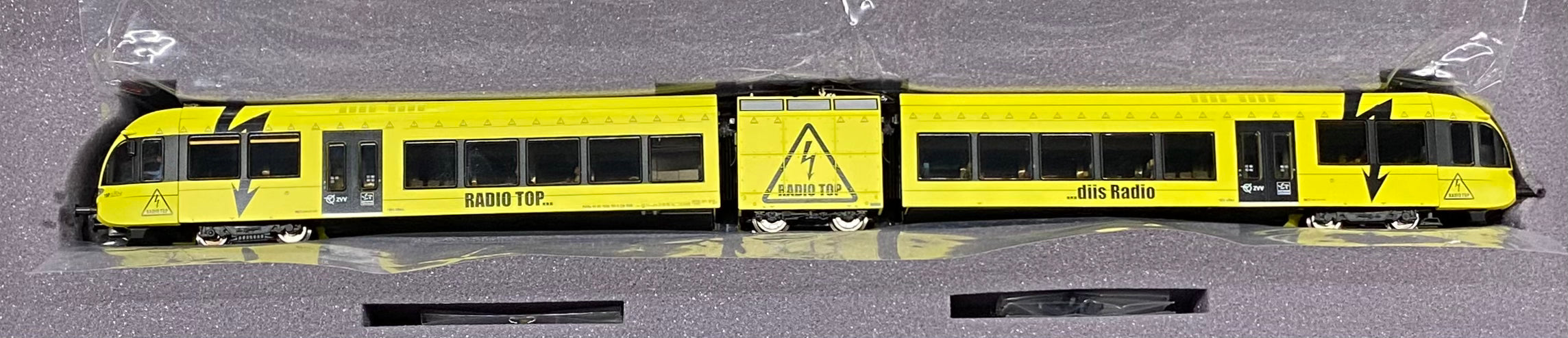 HAG 34009-20 HO SBB-CFF-FFS GTW 2/6 Elektrotriebwagen (TOP Blitz) #2 707-5 DCC