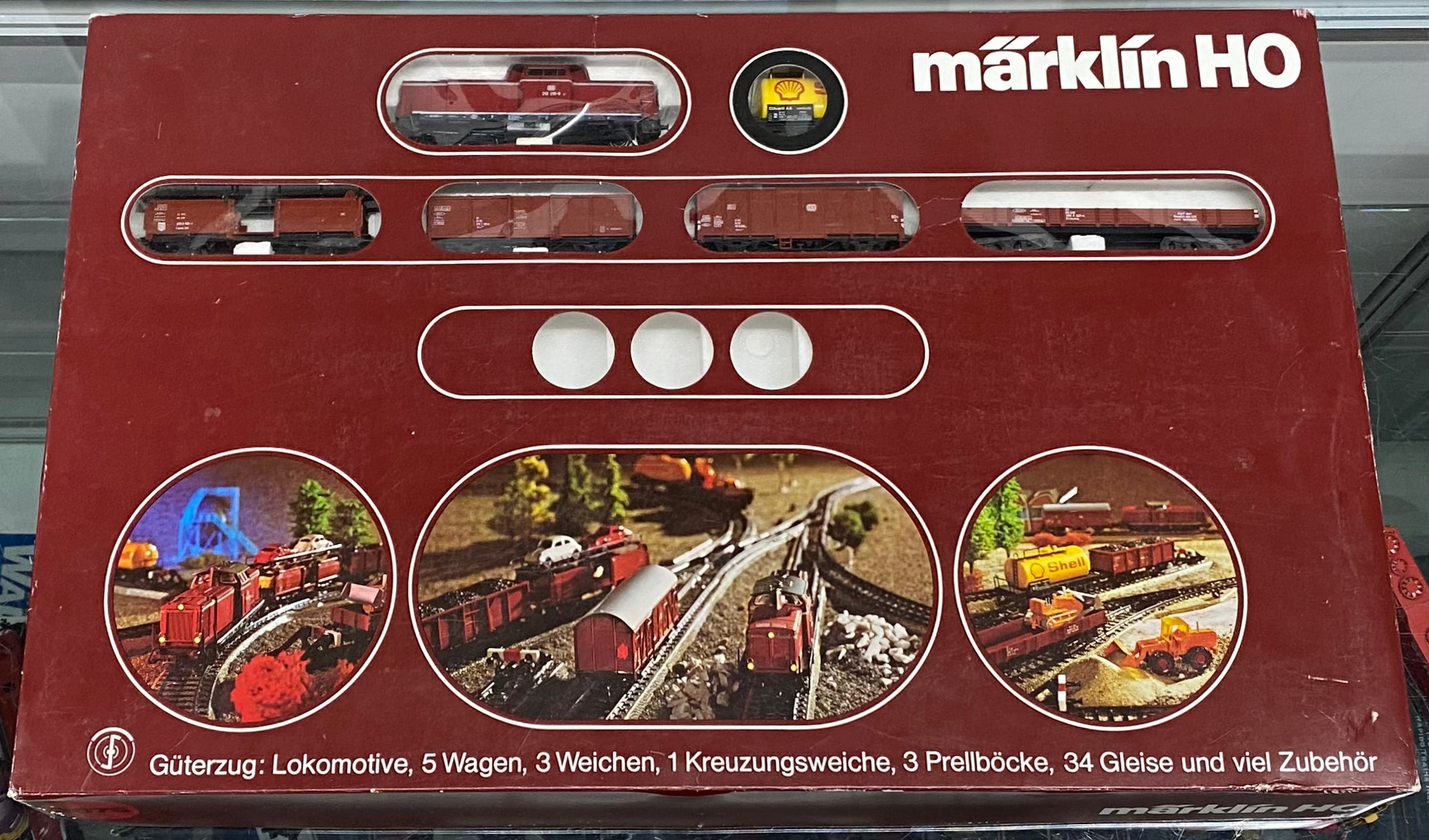 Marklin 2875 HO Guterzug - Locomotive and 5 Car Train Set
