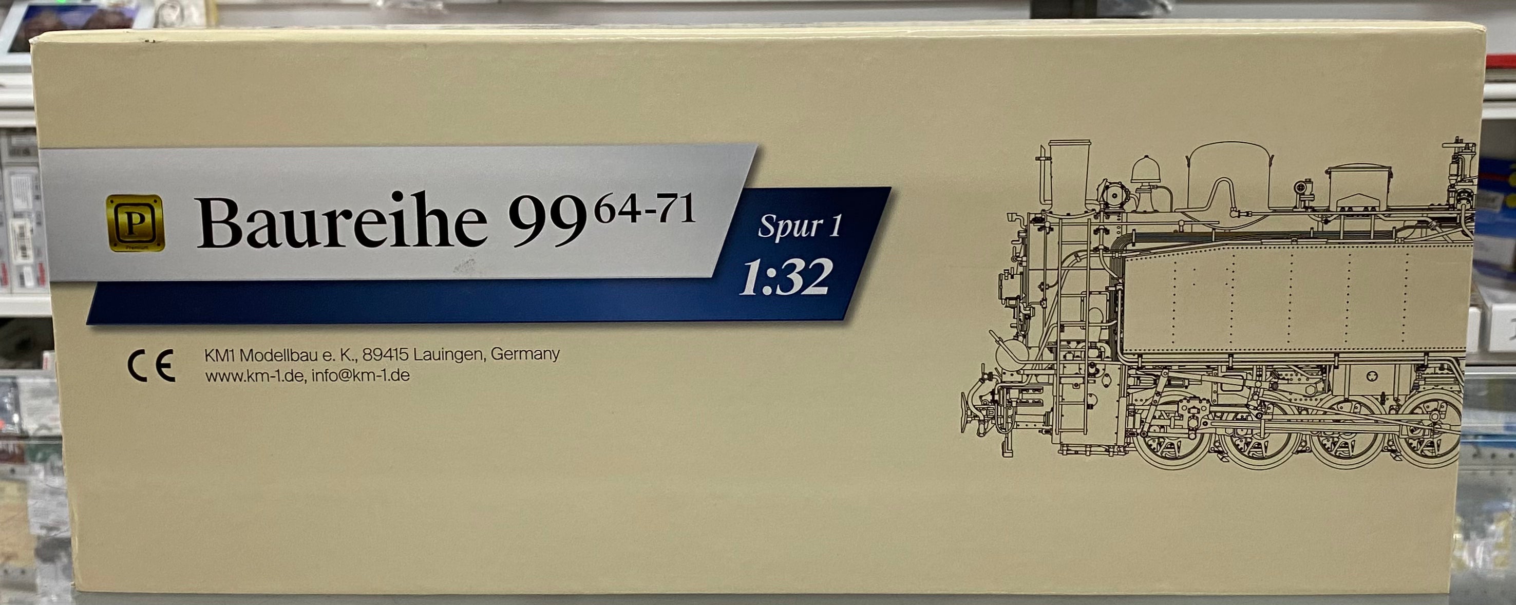 KM1 Modellbau 109927 1e-Gauge Br 99 64-71 99716 Db Era V - ESU DCC Sound