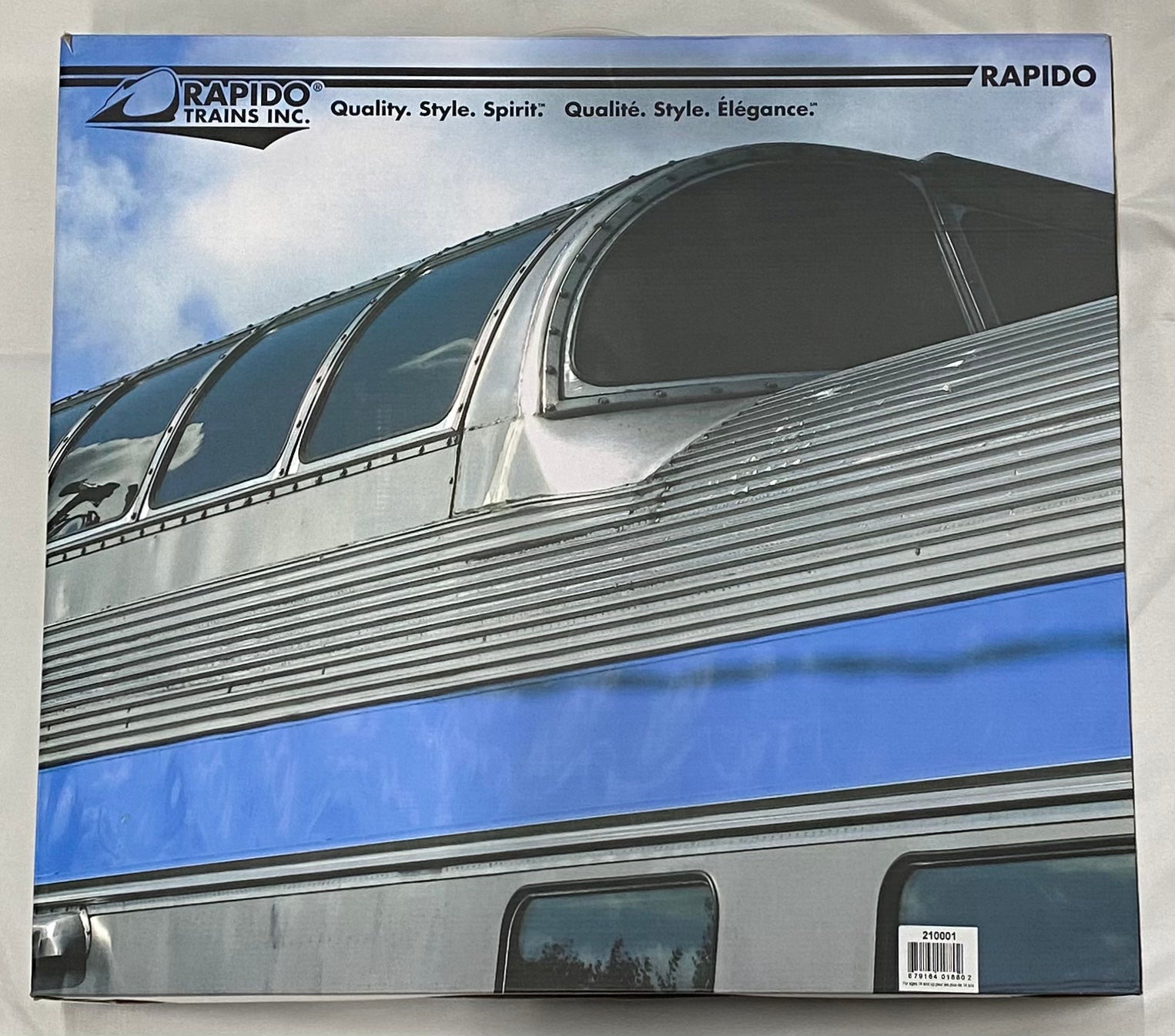 Rapido 210001 HO The Canadian 13 piece Set ( Fully Lighted) Block Scheme Canadian Pacific (CP) 1406,1407,1900 DCC & Sound