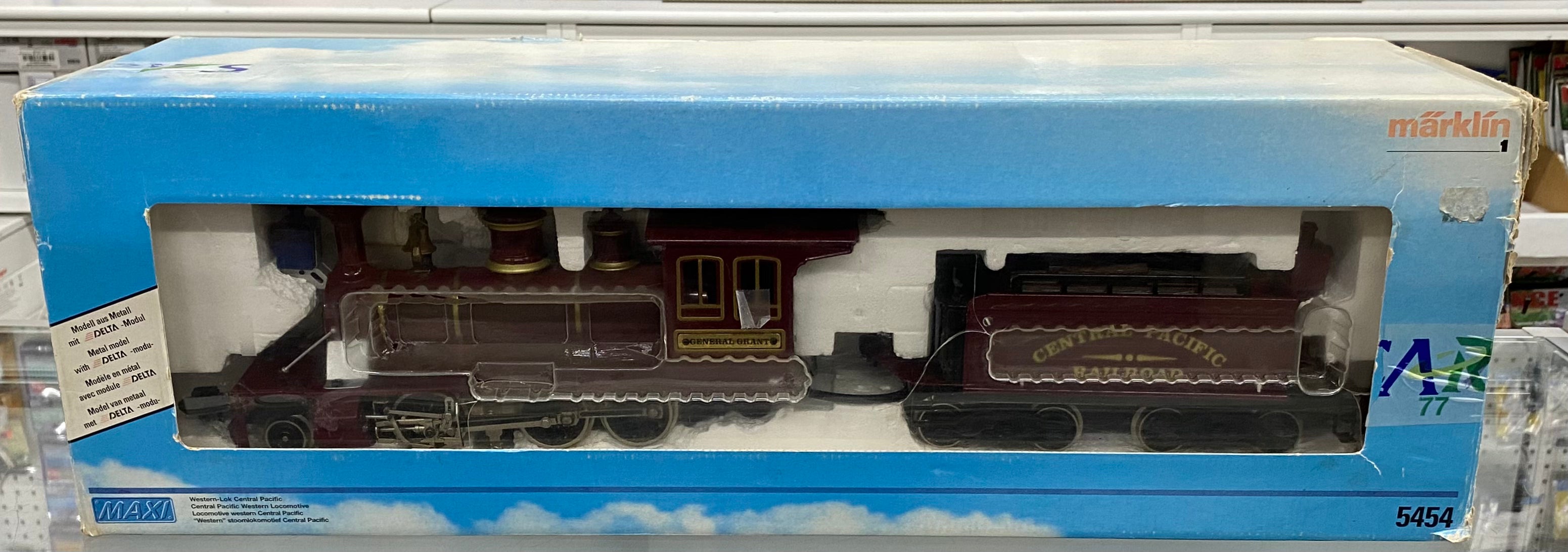 Marklin 5454 1 MAXI 2-6-0 Western Central Pacific Steam Locomotive General Grant Delta