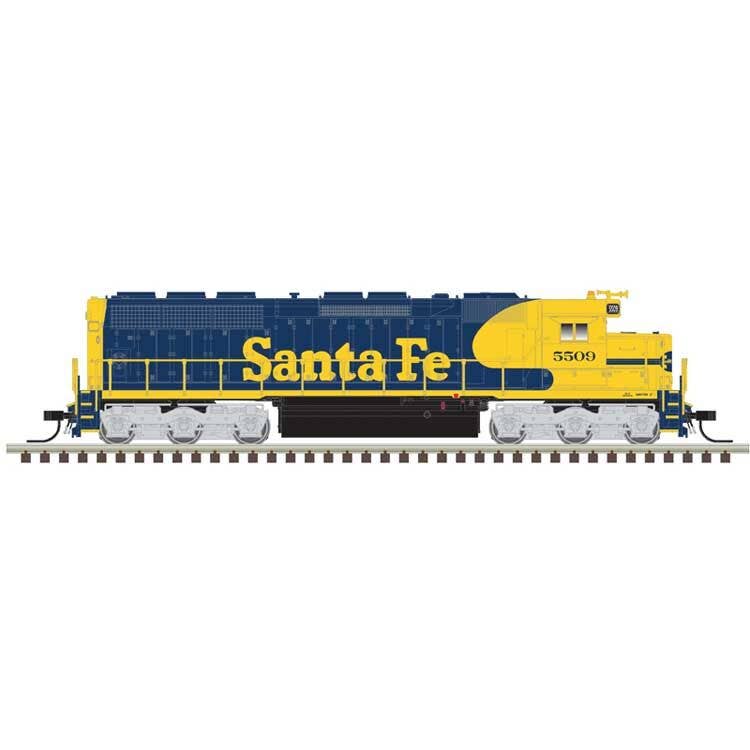 Atlas N 40006020 EMD SD45 Low Nose - Sound and DCC - Master(R) Gold - Santa Fe #5509 (Warbonnet, blue, yellow)