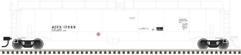 Atlas N 50005363 ACF 33,000 Gallon Tank Car - Master(R) - ACFX 17067 (white, black)