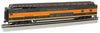 Bachmann 13003 Budd 85' Full-Length Dome with Lights - Ready-to-Run - Silver Series(R) -- Great Northern #1392 "Mountain View" (Empire Builder; green, Omaha Orange)