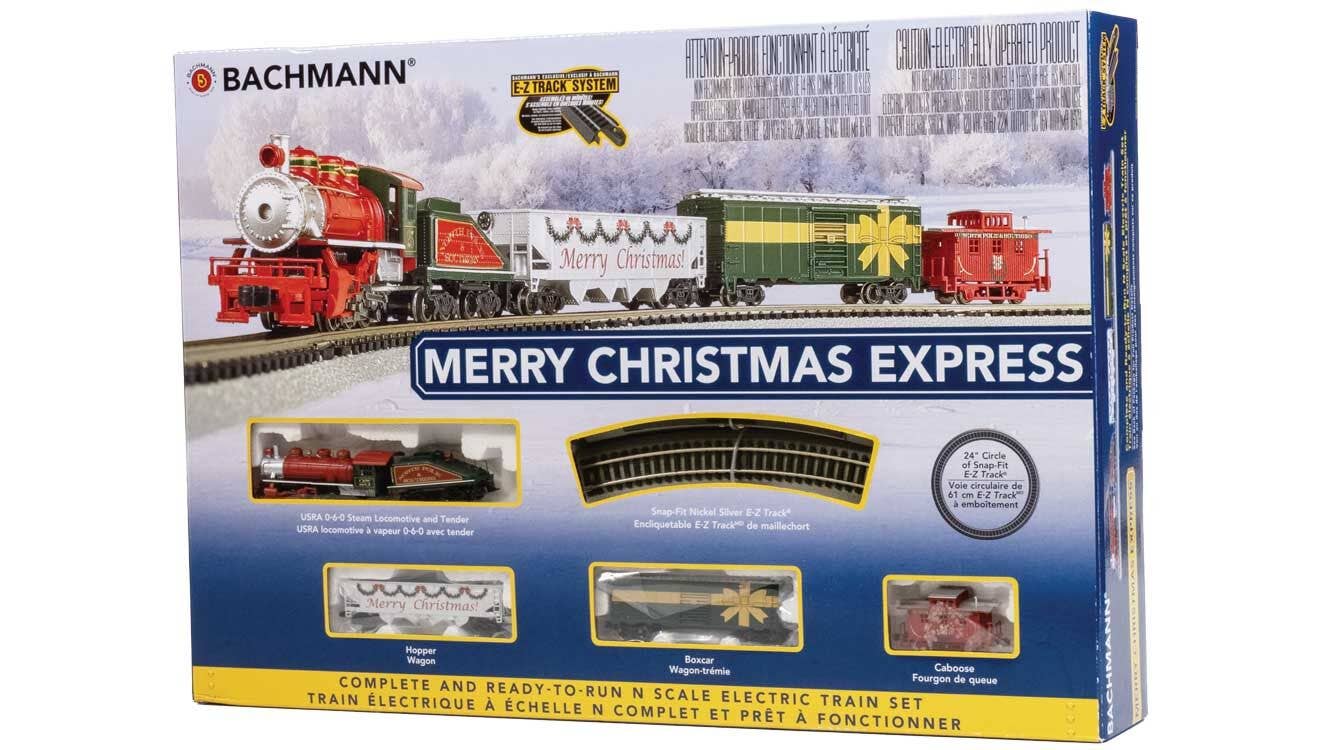 Bachmann N 24027 Merry Christmas Express - North Pole & Southern - USRA 0-6-0, 3 Cars, E-Z Track(R) Circle, Power Pack and Instructions
