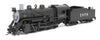 Broadway Limited Imports N 8376 2-8-0 Consolidation - Sound, Smoke and DCC Paragon4(TM) - Santa Fe #1978 (black, silver)