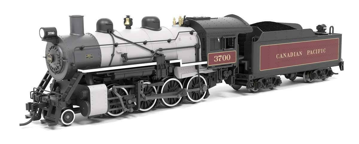 Broadway Limited Imports N 8378 2-8-0 Consolidation - Sound, Smoke and DCC Paragon4(TM) - Canadian Pacific #3700 (gray, maroon, black, graphite)