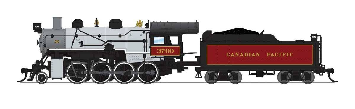 Broadway Limited Imports N 8379 2-8-0 Consolidation - Sound, Smoke and DCC Paragon4(TM) - Canadian Pacific #3718 (gray, maroon, black, graphite)