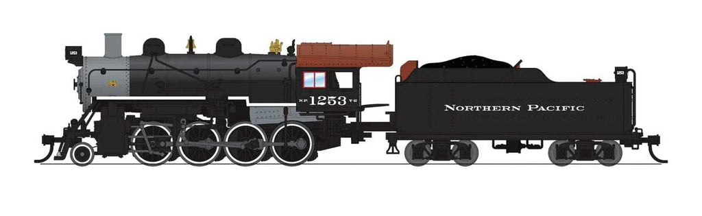Broadway Limited Imports N 8385 2-8-0 Consolidation - Sound, Smoke and DCC Paragon4(TM) - Northern Pacific #1254 (black, graphite, Tuscan)