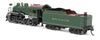 Broadway Limited Imports N 8386 2-8-0 Consolidation - Sound, Smoke and DCC Paragon4(TM) - Southern Railway #722 (green, silver, Tuscan)