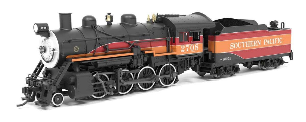 Broadway Limited Imports N 8387 2-8-0 Consolidation - Sound, Smoke and DCC Paragon4(TM) - Southern Pacific #2708 (Daylight, black, red, orange)