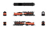 Broadway Limited Imports N 8387 2-8-0 Consolidation - Sound, Smoke and DCC Paragon4(TM) - Southern Pacific #2708 (Daylight, black, red, orange)