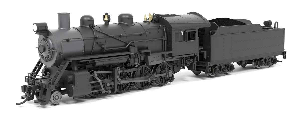 Broadway Limited Imports N 8391 2-8-0 Consolidation - Sound, Smoke and DCC Paragon4(TM) - Painted, Unlettered (black, graphite)