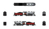 Broadway Limited Imports N 8399 2-8-0 Consolidation - Standard DC - Stealth - Canadian Pacific #3700 (gray, maroon, black, graphite)