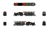 Broadway Limited Imports N 8401 2-8-0 Consolidation - Standard DC - Stealth - Great Northern #1143 (green, black, graphite, Tuscan)