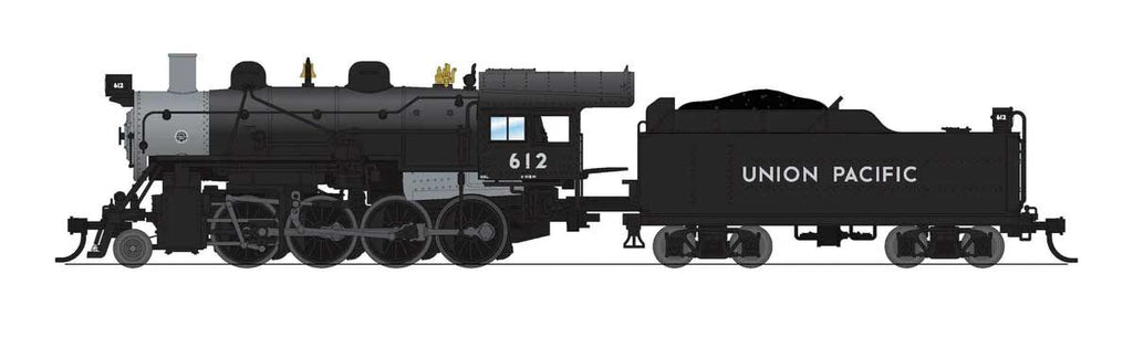 Broadway Limited Imports N 8405 2-8-0 Consolidation - Standard DC - Stealth - Union Pacific #612 (black, graphite)