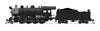 Broadway Limited Imports N 8406 2-8-0 Consolidation - Standard DC - Stealth - Painted, Unlettered (black, graphite)