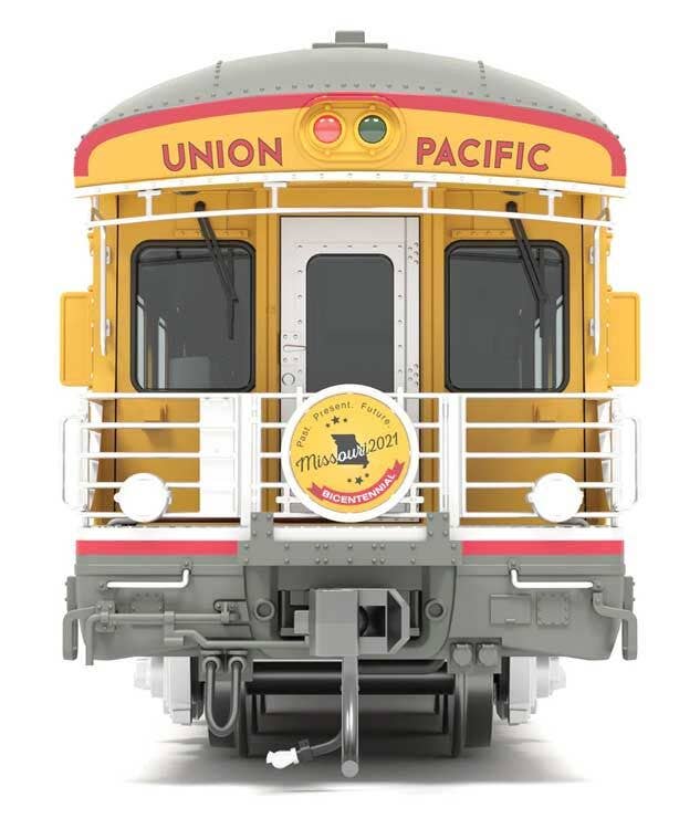 Broadway Limited Imports HO 9017 Business Car Observation UP #119 - Union Pacific #119 Kenefick (Armour Yellow, gray, red, Missouri Drumhead)