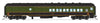 Broadway Limited Imports HO 9101 Heavyweight 5-Car Set - Combine, 3 P70 Coach, Business Car Set - Canadian National (1950s Scheme; green, black, yellow)