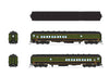 Broadway Limited Imports HO 9101 Heavyweight 5-Car Set - Combine, 3 P70 Coach, Business Car Set - Canadian National (1950s Scheme; green, black, yellow)