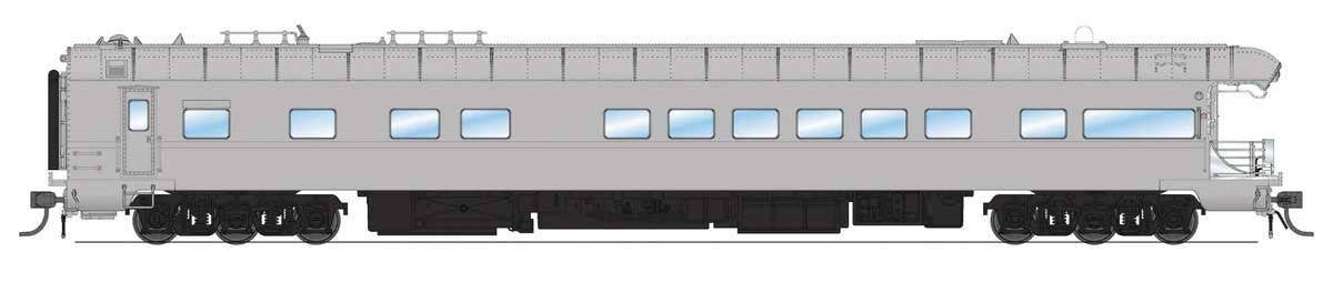 Broadway Limited Imports HO 9596 Business Car Observation UP #101 - Painted, Unlettered (gray)