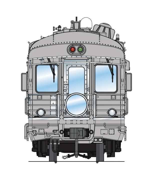 Broadway Limited Imports HO 9596 Business Car Observation UP #101 - Painted, Unlettered (gray)