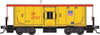 Micro Trains N 13000320 Steel Bay Window Caboose - Union Pacific SP #4747 (yellow, red)