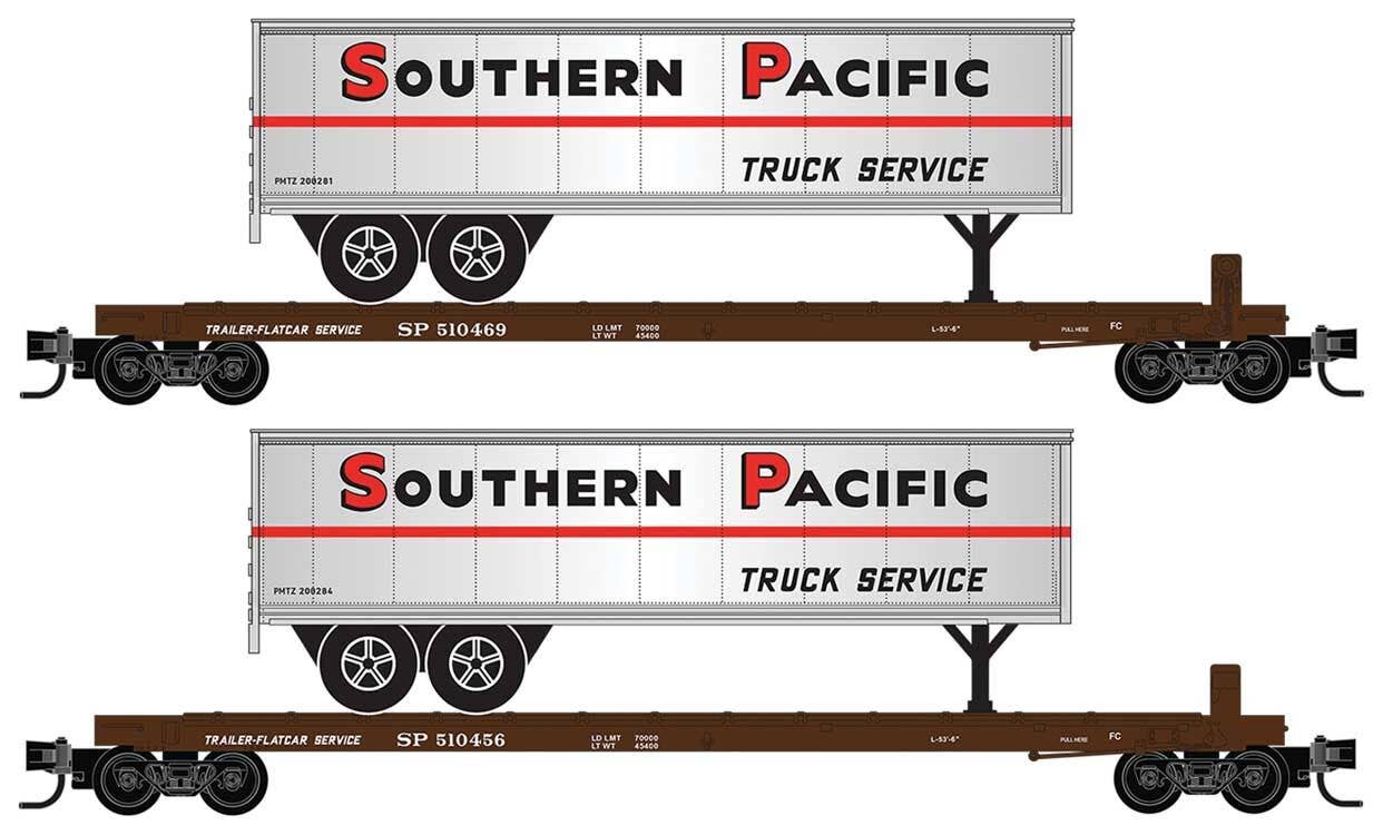 Micro Trains N 98302279 Southern Pacific TOFC 2-Pack SP #1
