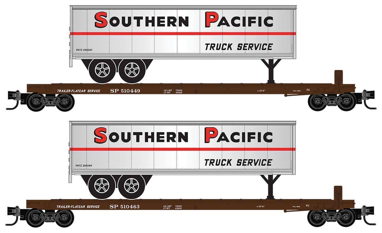 Micro Trains N 98302280 Southern Pacific TOFC 2-Pack SP #2