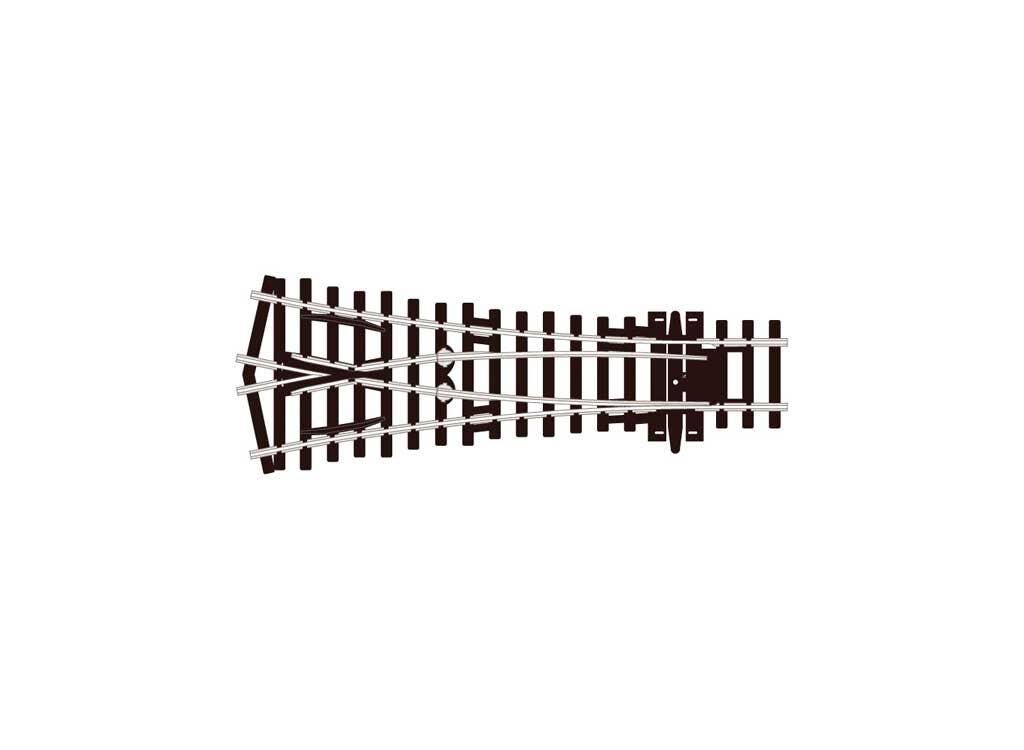 Peco HO SLU97 Code 100 Small Radius Wye Turnout - Streamline - Unifrog