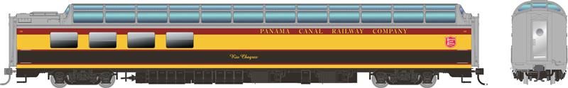 Rapido 175020 HO SP Dome-Lounge w/Flat Sides: Panama RR: Rio Chagres