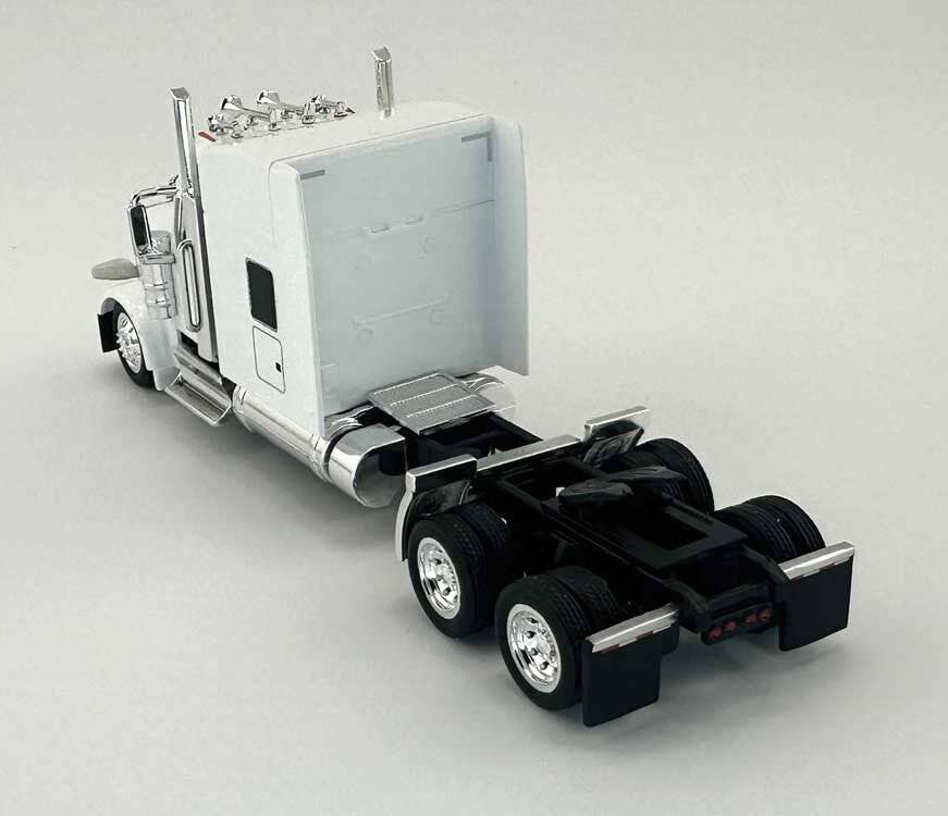 HO Logistics Replicas HO 589075 Peterbilt 589 Stand-Up Sleeper-Cab Semi Tractor - Assembled - White