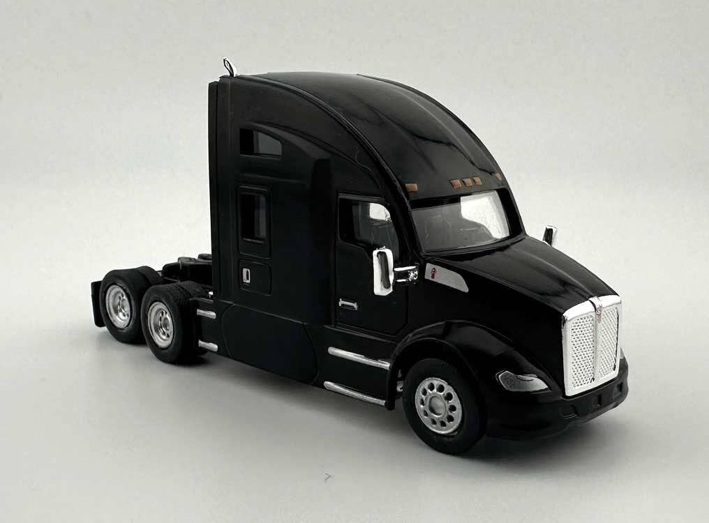 HO Logistics Replicas HO 68009 Kenworth T-680 Sleeper-Cab Semi Tractor - Assembled - Black