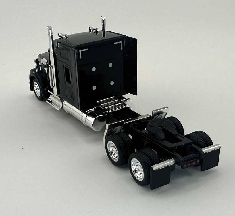 HO Logistics Replicas HO 990095 Kenworth 990 Stand-Up Sleeper-Cab Semi Tractor - Assembled - Black