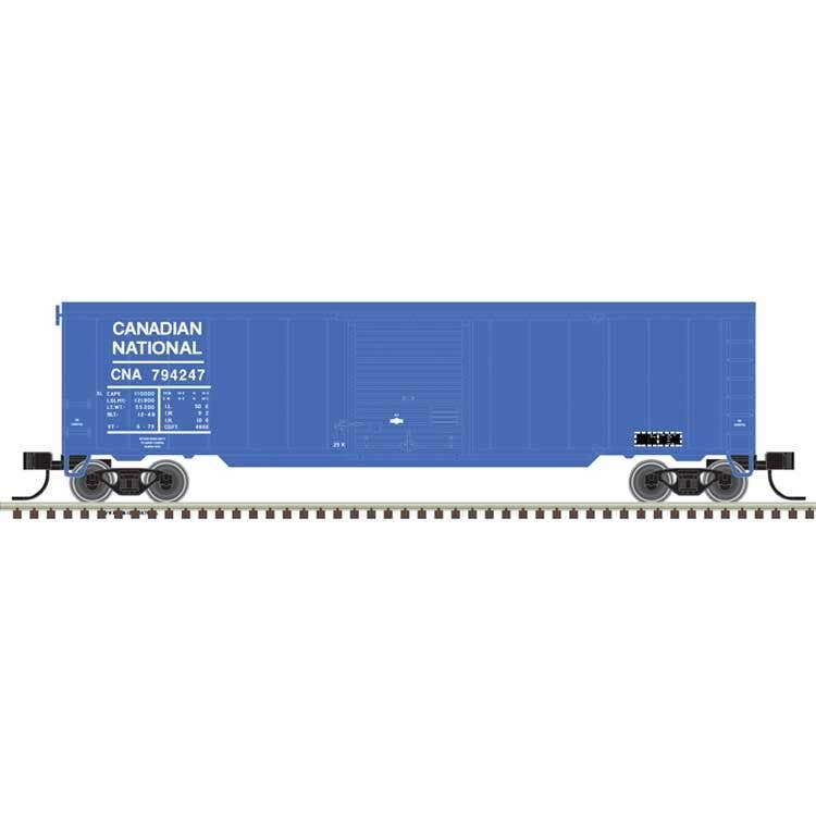 Atlas Trainman N 50006920 50' Single-Door Boxcar - Canadian National #794222 (blue)
