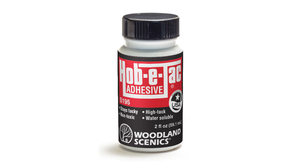 Woodland Scenics 195 Hob-E-Tac Contact Adhesive (2 Oz)