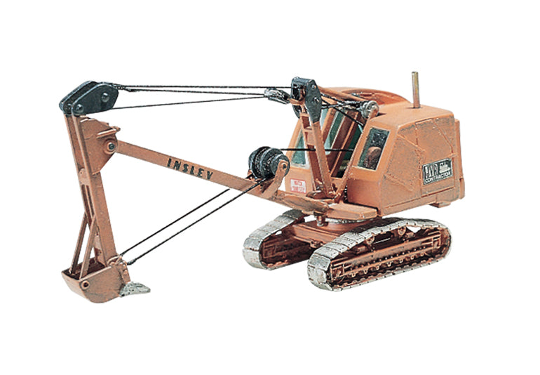 Woodland Scenics 237 Insley Model K Backhoe - Kit -- On Crawler Chassis