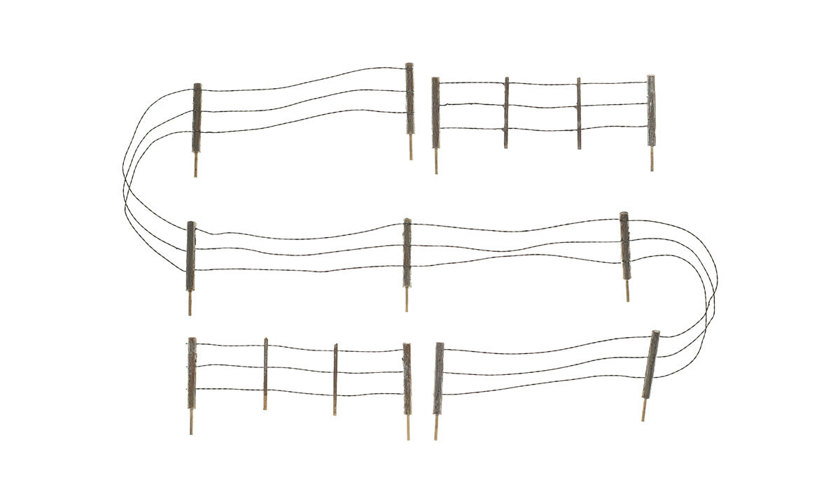 Woodland Scenics 2980 Barbed Wire Fence (HO) 26"