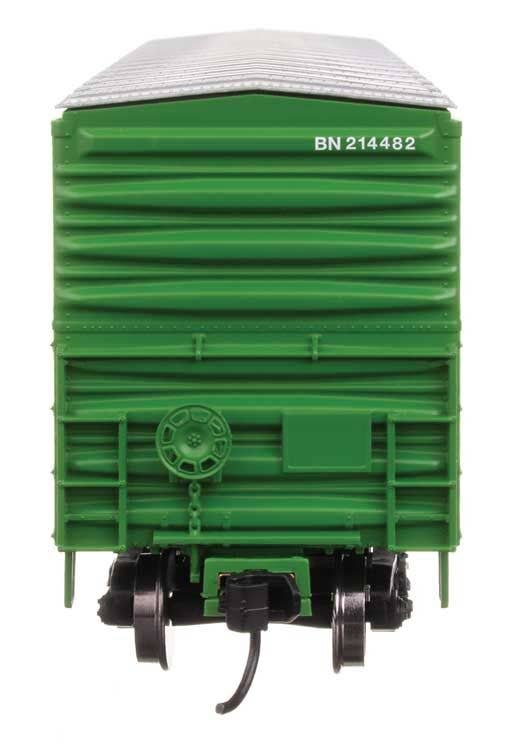 Walthers HO 46028 50' ACF Exterior Post Dreadnaught End Plate B Boxcar - Burlington Northern #214482